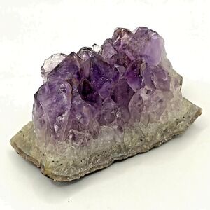 Natural Amethyst‎ Cluster Purple Quartz Crystal Healing Stone 3.5" 118 Grams